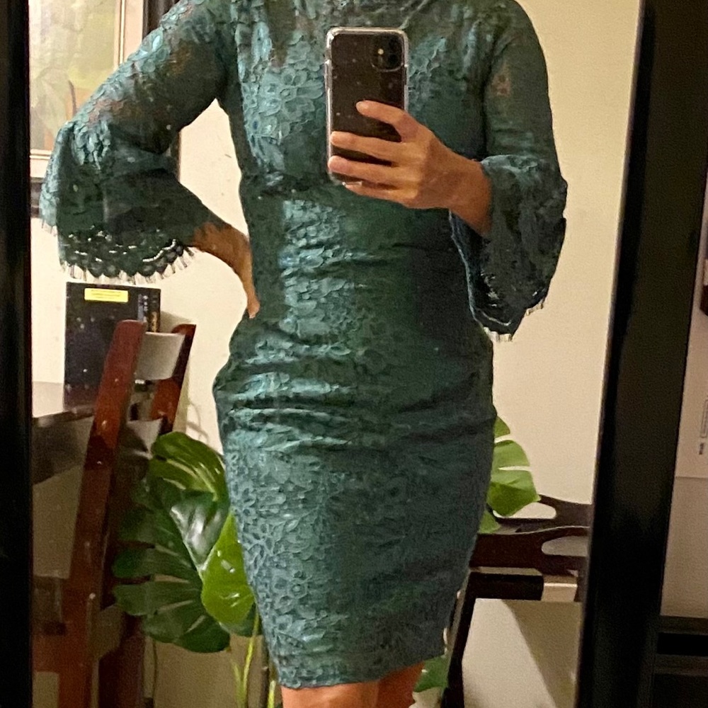 Lacy mini dress
